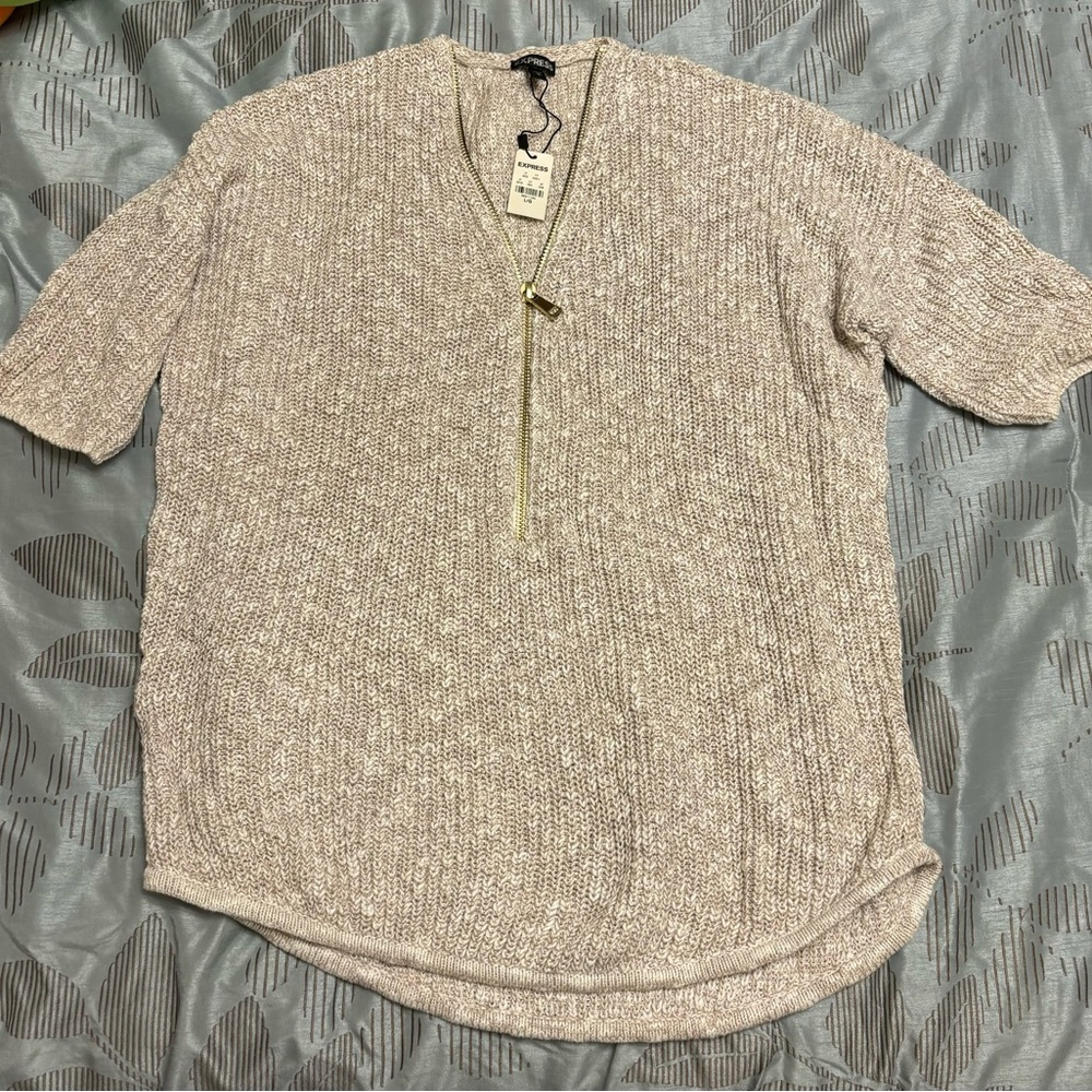 Express Cream Sweater